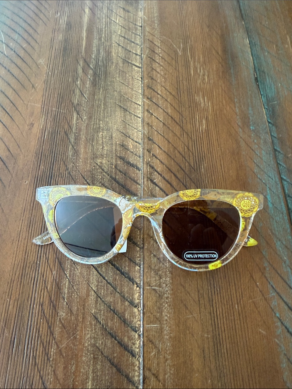 Women’s Sunglasses Retro Floral Print New NWT